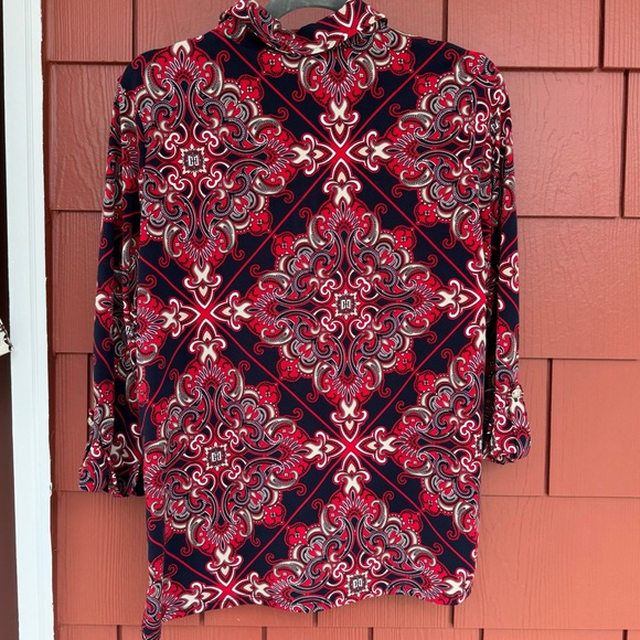 Tommy Hilfiger Half Zip Blouse - Picture 3 of 3